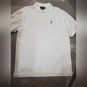 Psycho Bunny Classic Pique White Polo Shirt. Embroidered Logo. 100% Cotton. XXXL